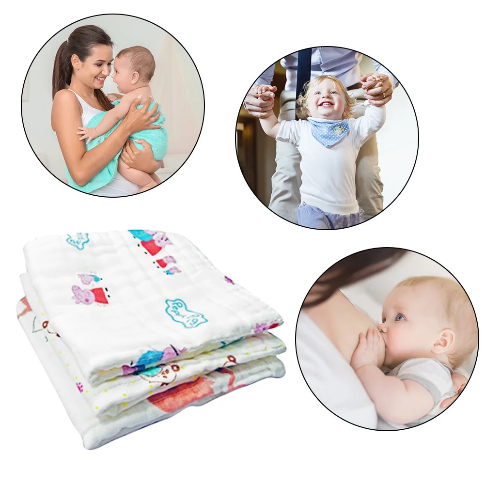 

Baby Handkerchief Absorbent Gauze Burp Cloth Kids Wipe Cloth Newborn Face Towel Cotton Infant Face Towel Wipe Cloth Appease
