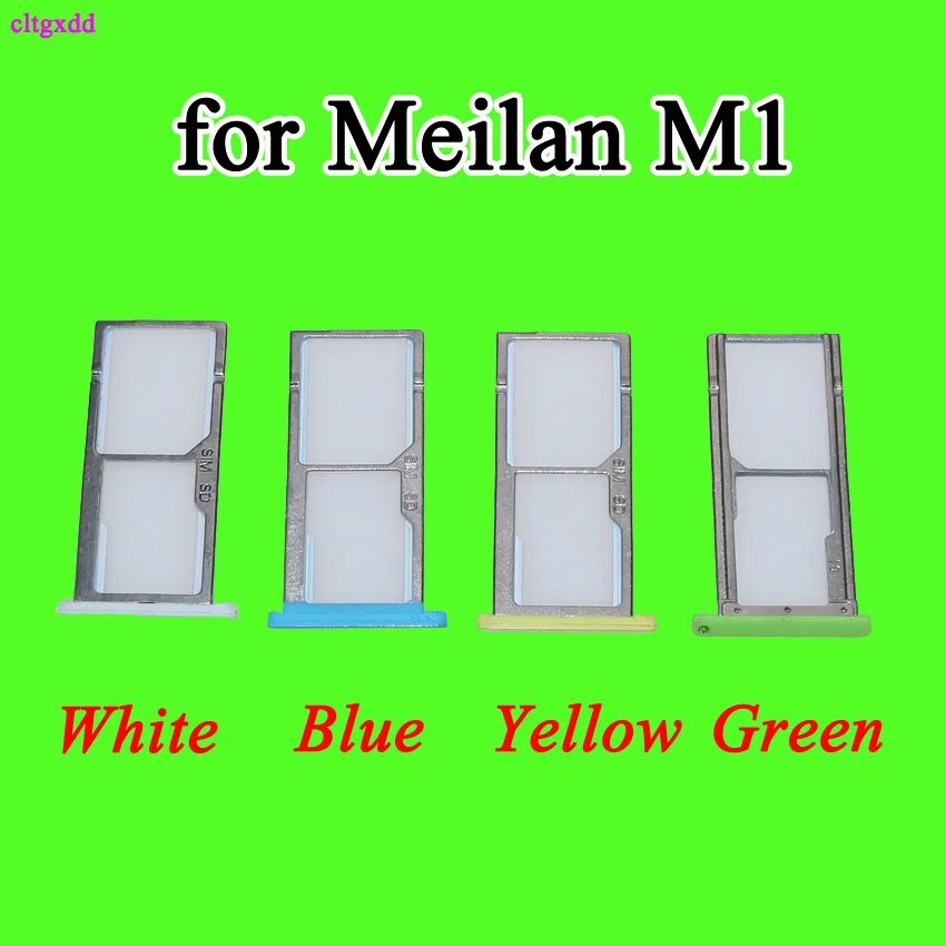 cltgxdd For Meizu Meilan M1 M2 M3 SIM Card Tray Holder Micro SD Slot Socket Adapter Replacement | Connectors
