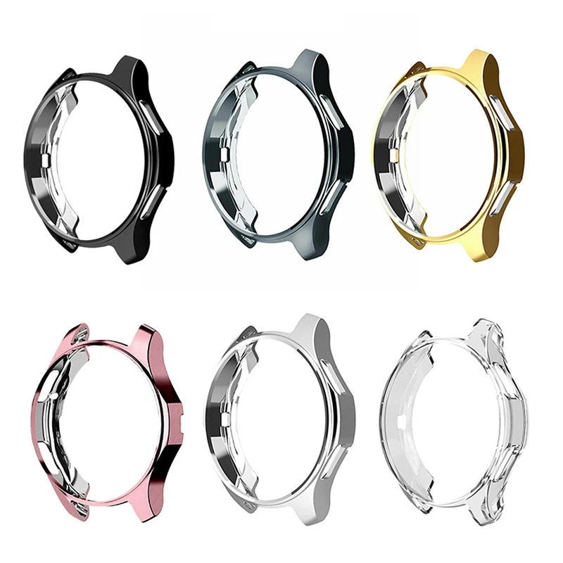 

Fashion Silicone TPU Watch Case Soft Watch Case Holder Skin for Samsung Gear S3 Galaxy Watch 46Mm Protective Cover Film