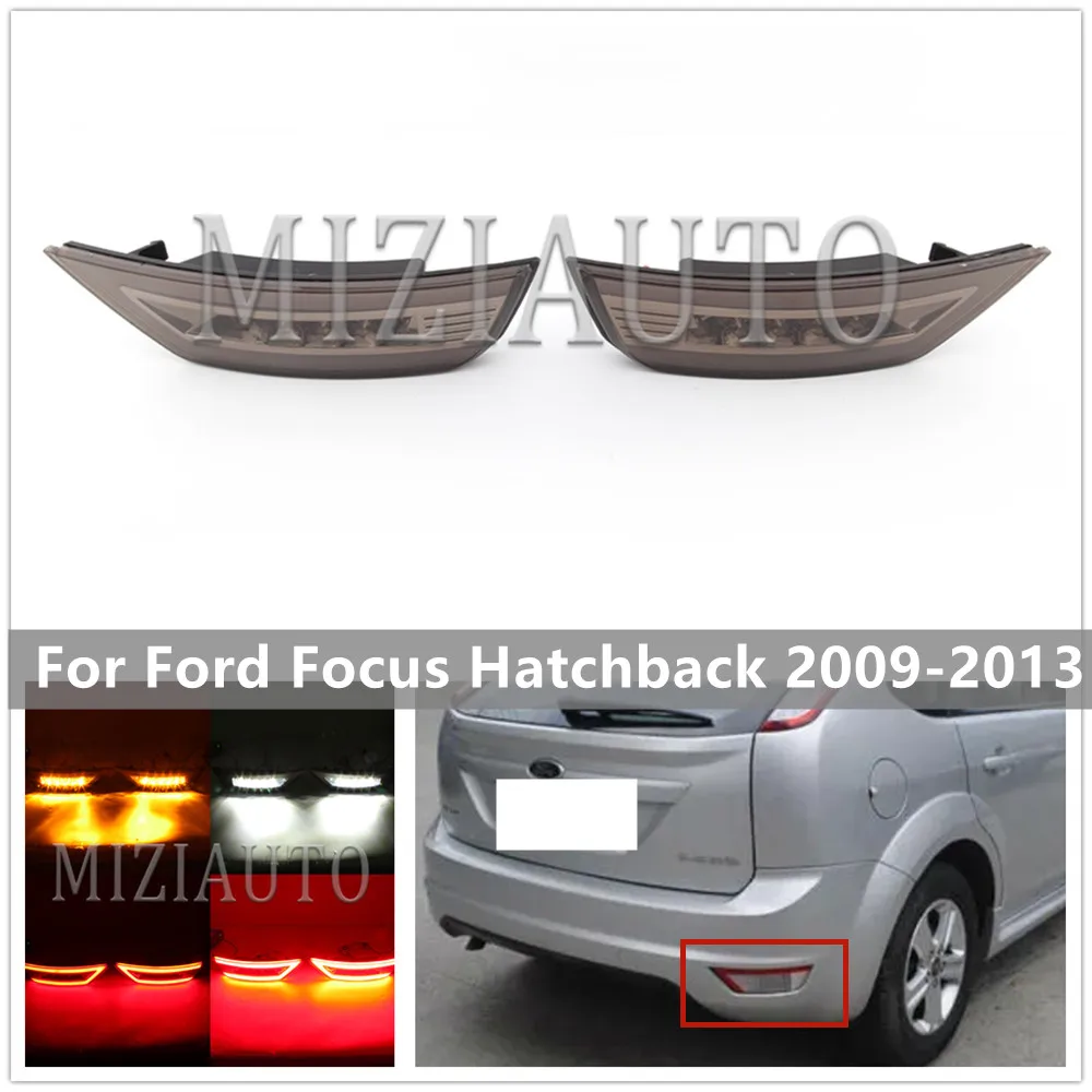 LED Rear Bumper  Light For Ford Focus Hatchback 2009-2013 For Ford Focus 2 MK2 Escape Kuga Rear Signal Fog Lamp Car Accessories