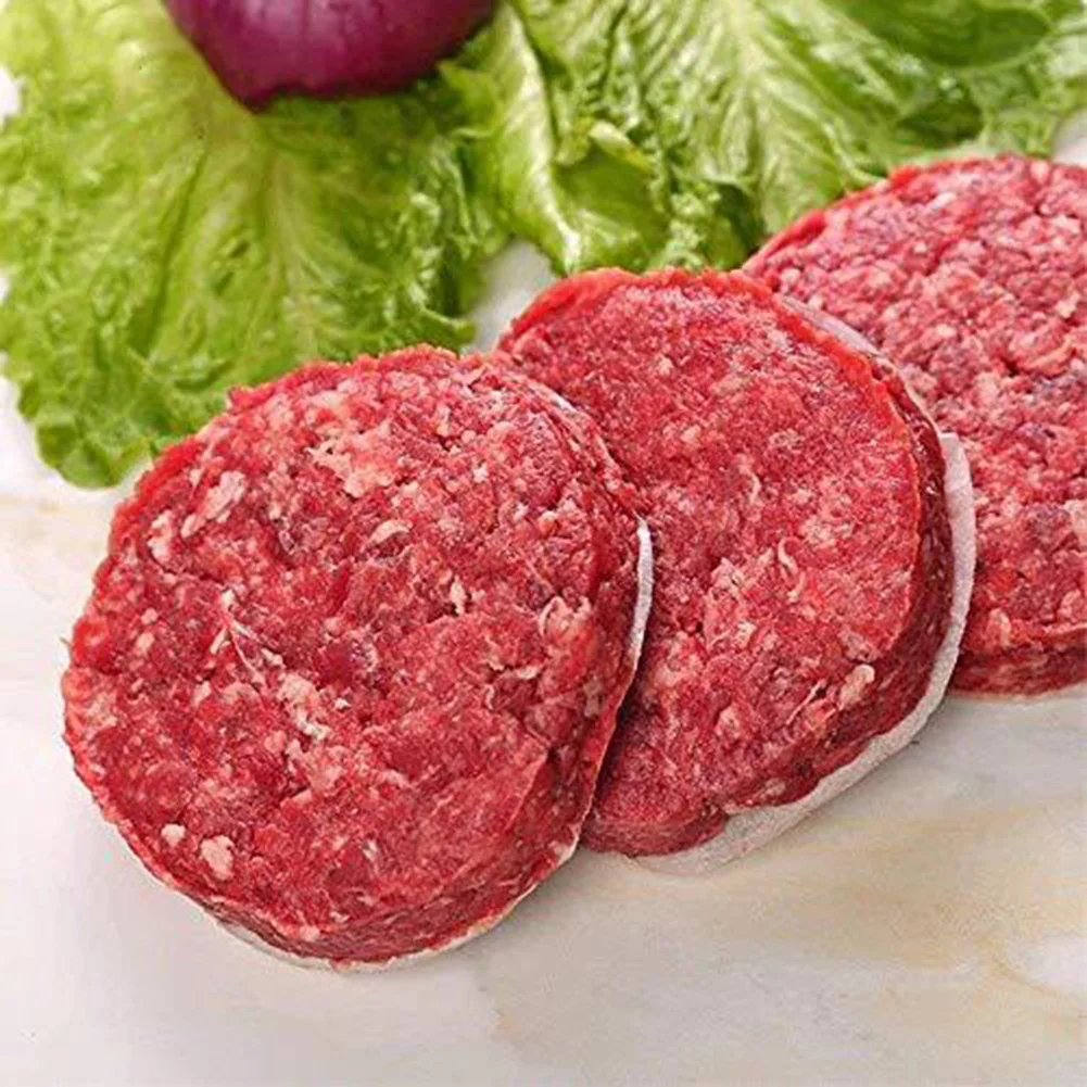 100pcs Round Hamburger Oil Blotting Paper BBQ Grill Absorbing Sheet Non-stick Easy To Take No Fluorescent Agent | Дом и сад