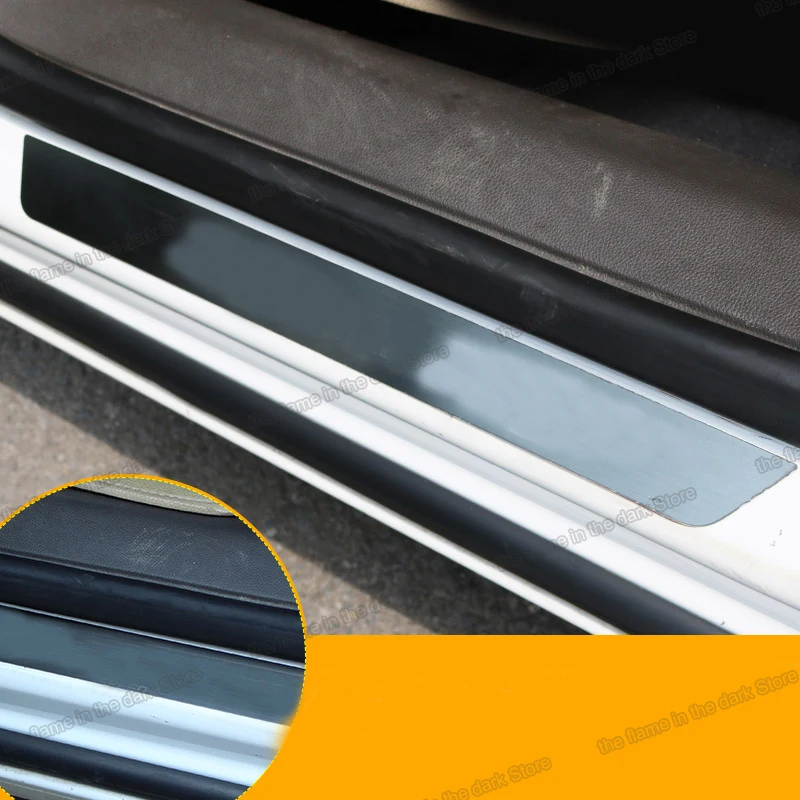 Lsrtw2017 Автомобильная дверь из нержавеющей стали с защитой от царапин пороговая