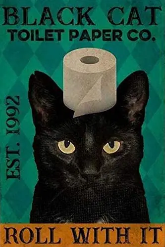 Туалетная бумага для кошки уличная искусственная ретро-кухня сад ресторан