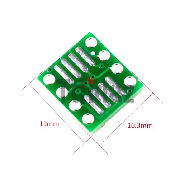 10 шт. Бессвинцовая плата адаптера PCB IC SMD для DIP so/msop/tssop/soic/sop8 К dip8 широкий узкий