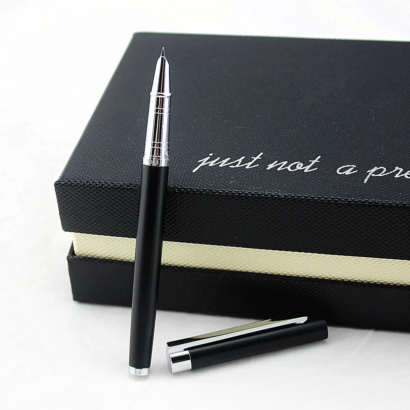 Ручка перьевая матовая черная 0 38 мм для школы и офиса|calligraphy pen silver|best fountain penfountain |