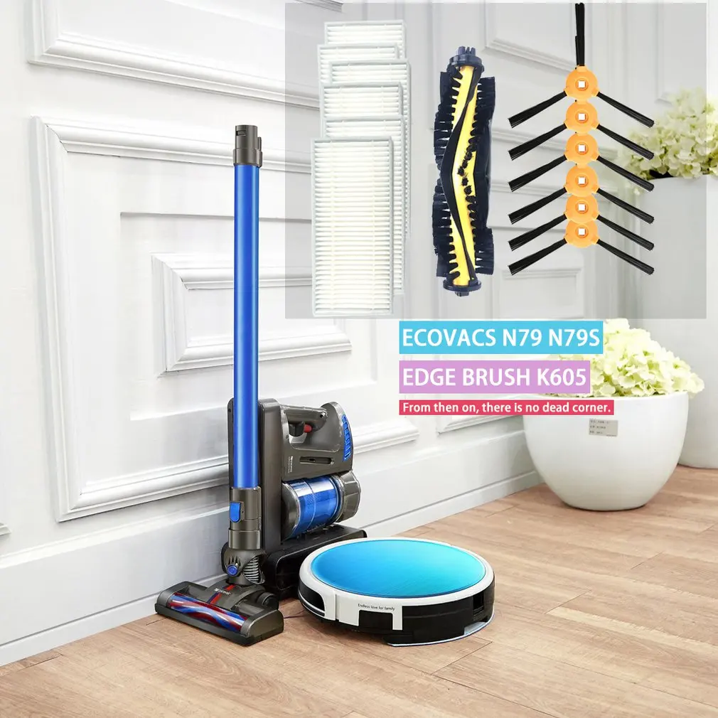 Сменный Набор аксессуаров для робота-пылесоса ECOVACS DEEBOT N79S N79 прочная щетка HEPA