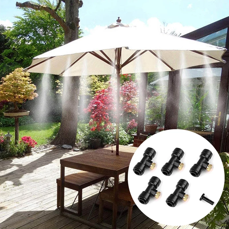 1/5 набор запотевания комплект сопел противотуманные насадки для патио система