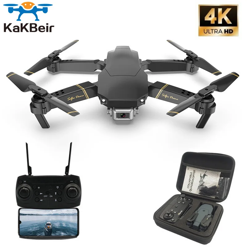 

Радиоуправляемый Дрон KaKBeir M65, складной Квадрокоптер с HD камерой 4K, Wi-Fi, функцией удержания высоты, Vs E58 SG106 M69
