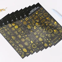 kawaii gold stickers snowflake starry twelve constellations diy diary scrapbooking decoration label planner stickers