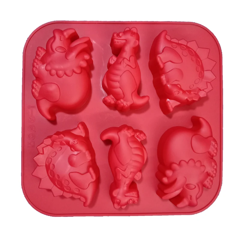 Форма для торта с динозавром 3D силиконовый мусс шоколад мастика десерт форма