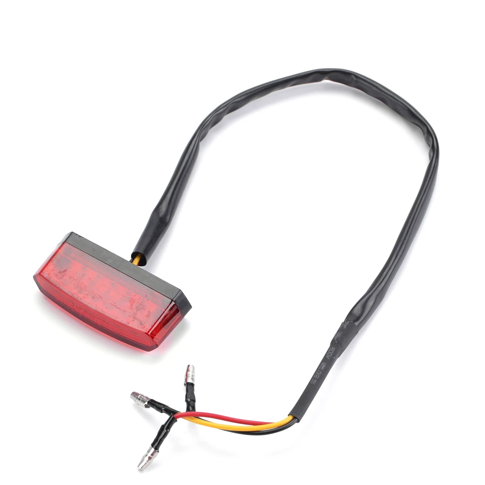 

Мотоцикл Скутер ATV Велосипед Красный задний хвост 12 В Мини 6 светодиодов Универсальный стоп-сигнал с низким потреблением тормоза Светодиодный задний стоп-сигнал Emark