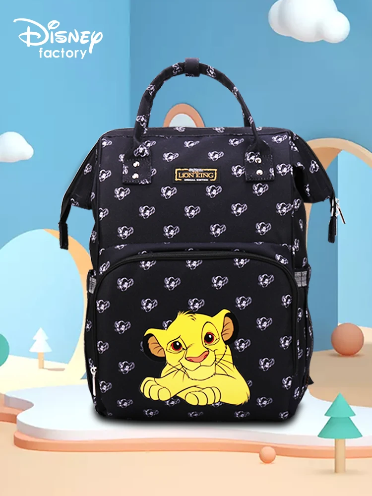 

Disney The Lion King Mummy Diaper Bag Large Capacity Maternity Nappy Bag Travel Backpack Nursing Bag for Baby Care Stroller Bag