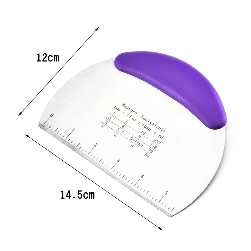 Специальный высококачественный резак для муки из нержавеющей стали с чехлом