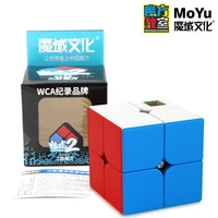 moyu meilong 2x2x2 magic cube mofangjiaoshi pocket cubes stickerless speed puzzle cubo antistress toys for children