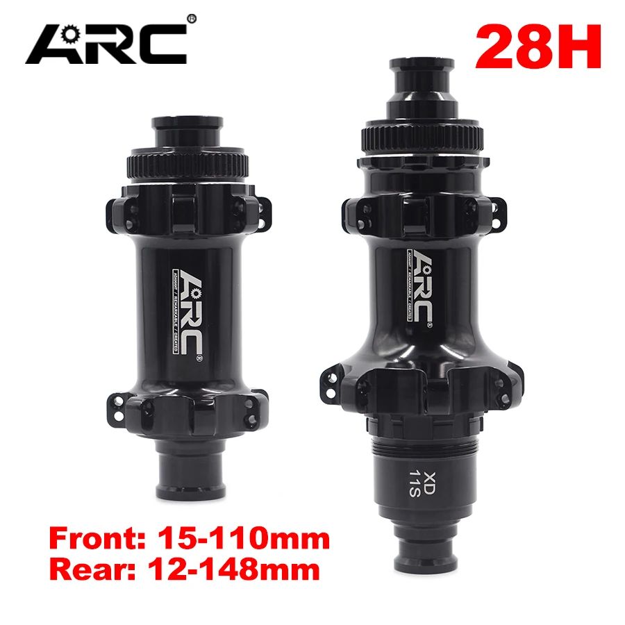 

ARC boost hub MTB bike thru axle Straight pull center lock disc front rear wheel hub 15 110mm 12 148mm xd bicycle hub 28 hole