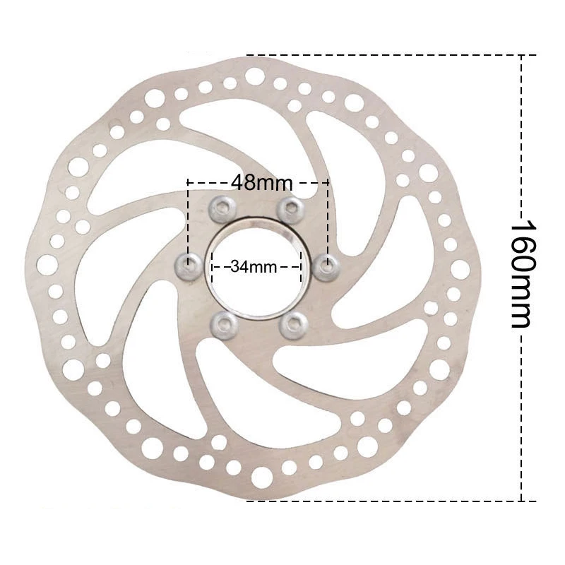 Передний и задний дисковый тормоз для велосипеда набор дисковых тормозов ротора