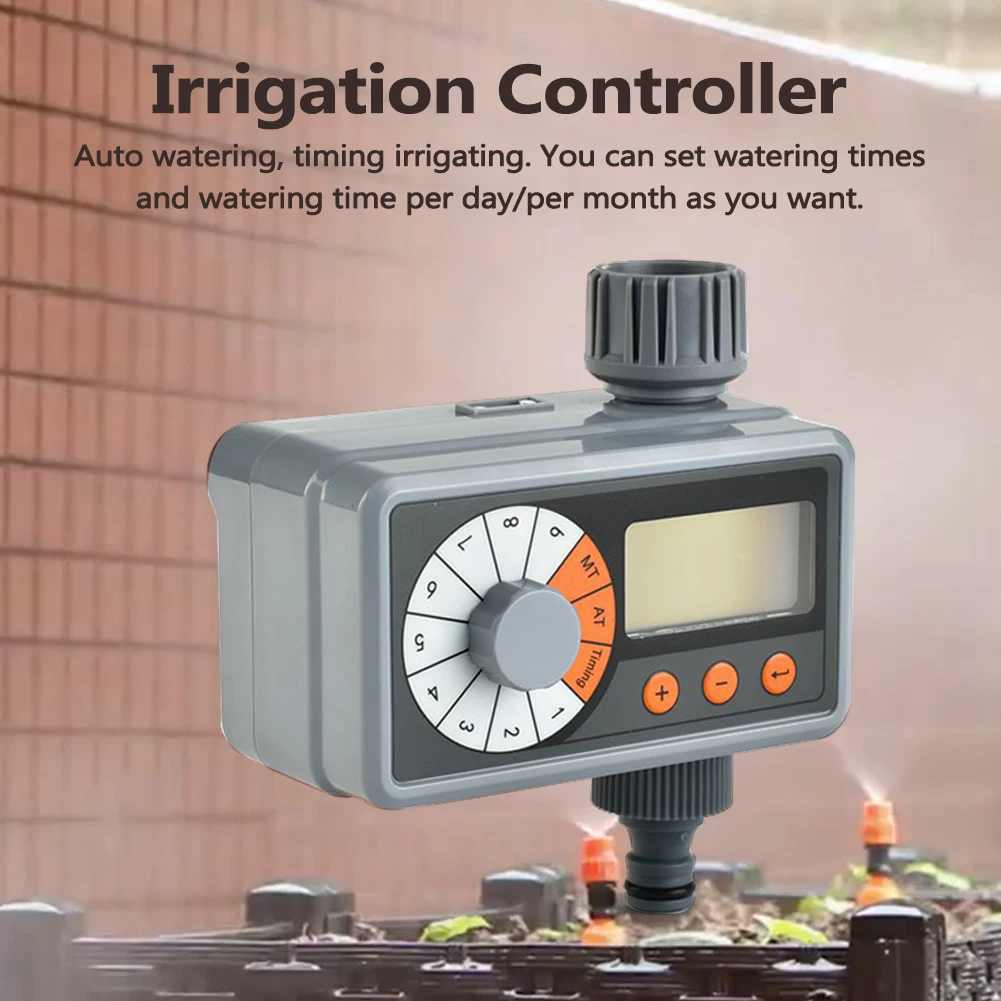 

Цифровой таймер полива растений, устройство для контроля полива сада с ЖК-экраном, бытовое автоматическое устройство для экономии воды
