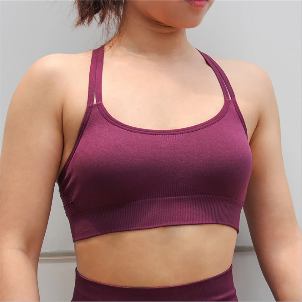 

High-Strength Shock-Proof Sports Underwear Yoga Bra Sports Bra Fitness Beauty Back Bra