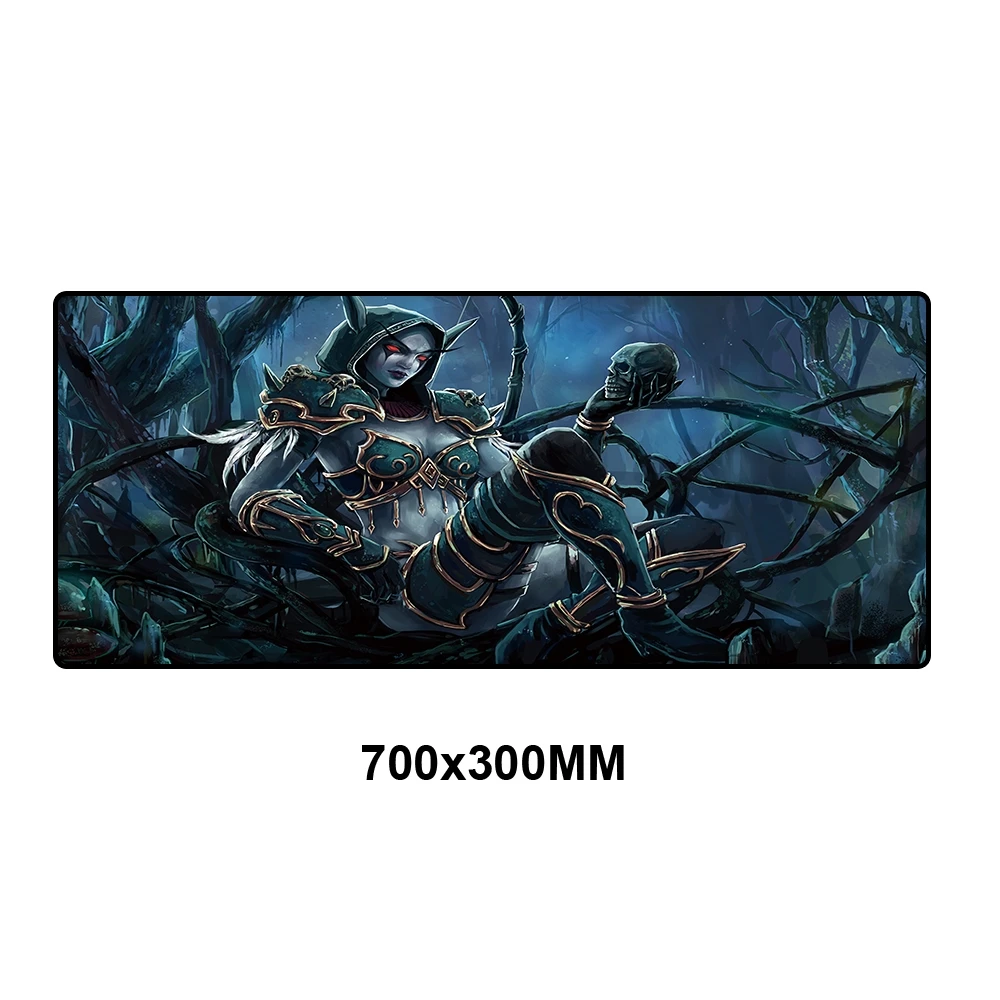 MSSJ-RW014-- 70X30 см Sylvanas WOW игровой коврик для мыши большой XL модный коврик для мыши World of Warcraft коврик для мыши для геймера ноутбука резиновый коврик для ноутбука - Цвет: MSSJ-RW014--