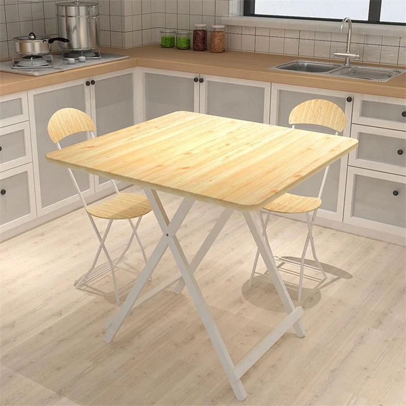 0% складной стол для дома обеденный есть простой четыре небольших квадратных