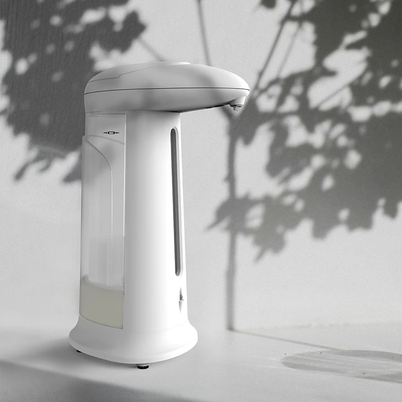

280ML White/Silver Auto Touchless Sensor Automatic Liquid Soap Dispenser
