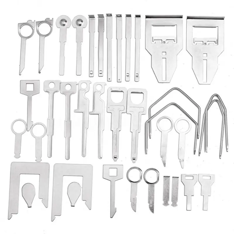 38Pcs Car Stereo Release Removal Keys Set Kit Tool Vehicle CD Radio Head Unit |