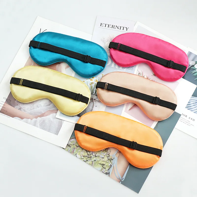 

Janree Double-Side Shading EyeShade 100% Pure Silk Sleeping Eye Mask Cover Eyepatch Blindfolds Eyeshade Health Relief Sleep Home