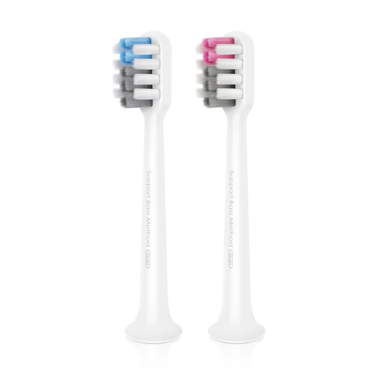Only 2 Brush Heads Xiaomi Mijia Водонепроницаемая звуковая электрическая зубная щетка, портативная перезаряжаемая беспроводная звуковая зубная щетка, ультра звуковая зубная щетка, BET-C01 - Цвет: Only 2 Brush Heads