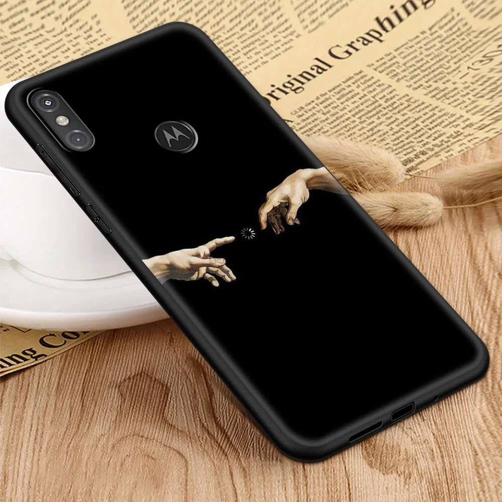 

Plaster Statue David Aesthetic Art Luxury Coque Cover for Motorola G8 G9 G Power E6S Edge G10 G30 G9 One Fusion Plus Play Case