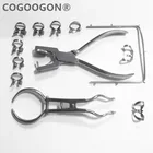 Перфоратор для зубных протезов, 1 комплект, плоскогубцы для ухода за зубами, стоматологическое лабораторное оборудование, бесплатная доставка