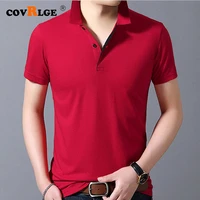short sleeve shirt mens poloshirt basic solid color cotton turn down collar men fashion casual shirt sport top blouse mtp139