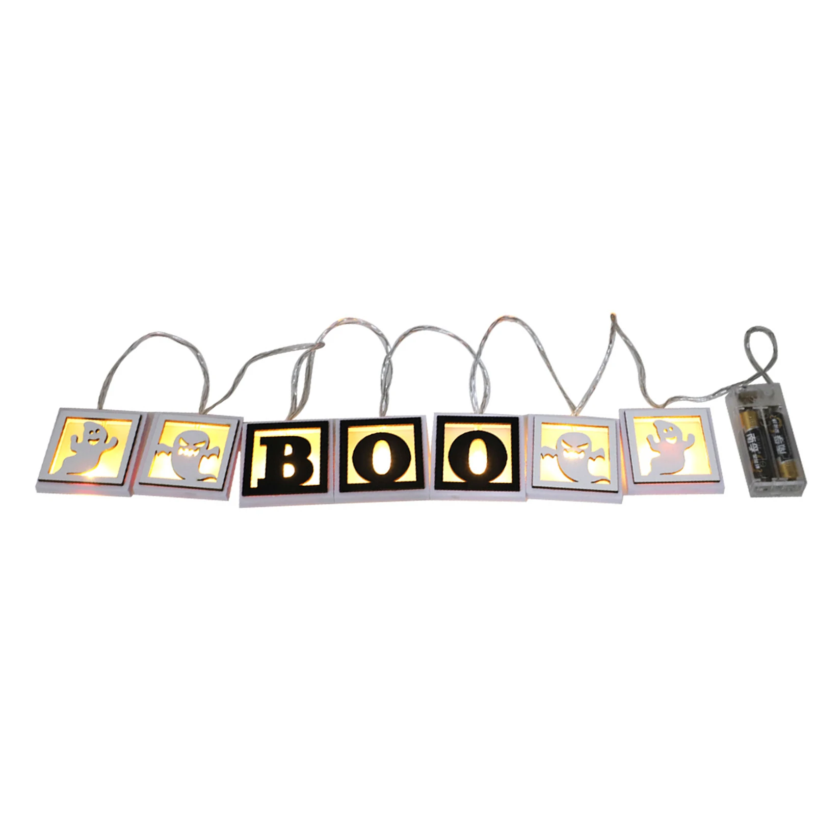 

Halloween Letter Lights Battery Operated 6.5 Feet Halloween Lights Decor For Outdoor Indoor Party Home Decoration Props