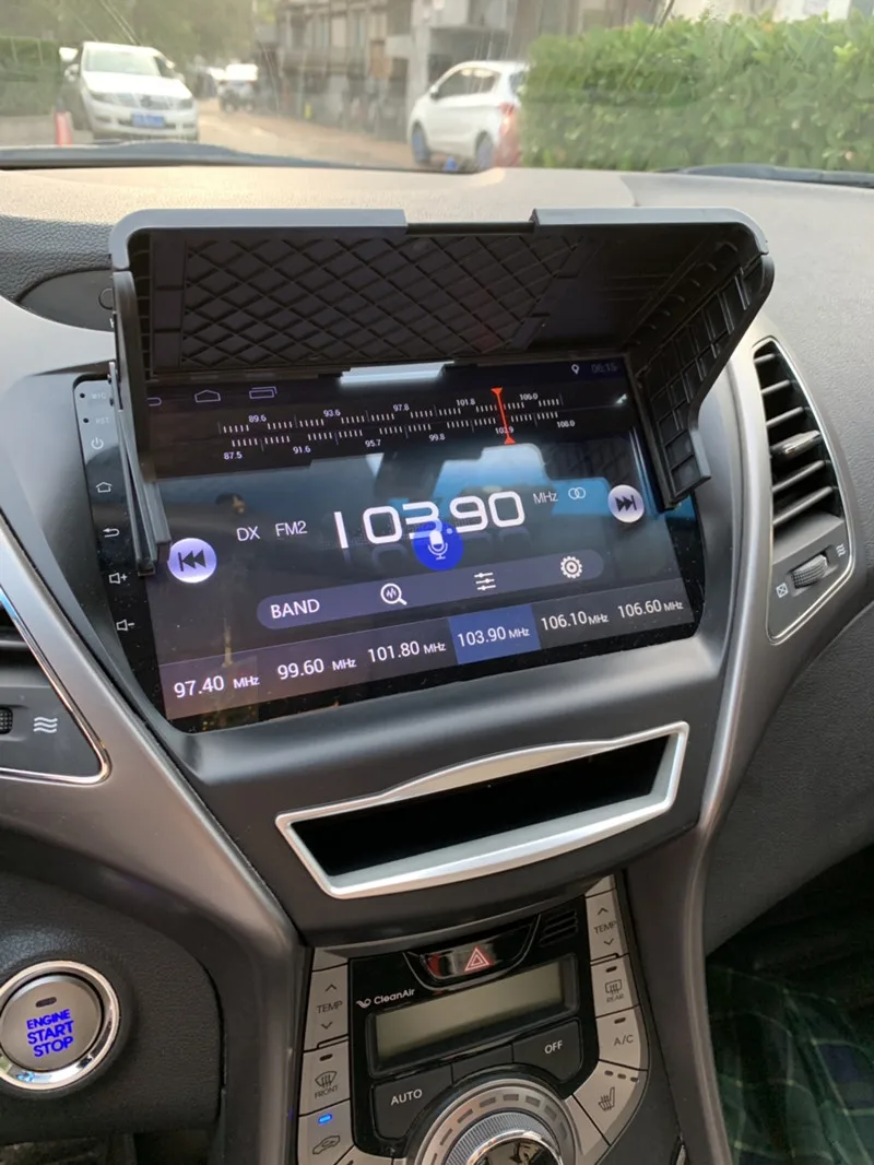 Upgrade высокое качество автомобильный навигационный солнцезащитный козырек gps дисплей солнцезащитный экран антибликовый самоклеящийся Универсальный