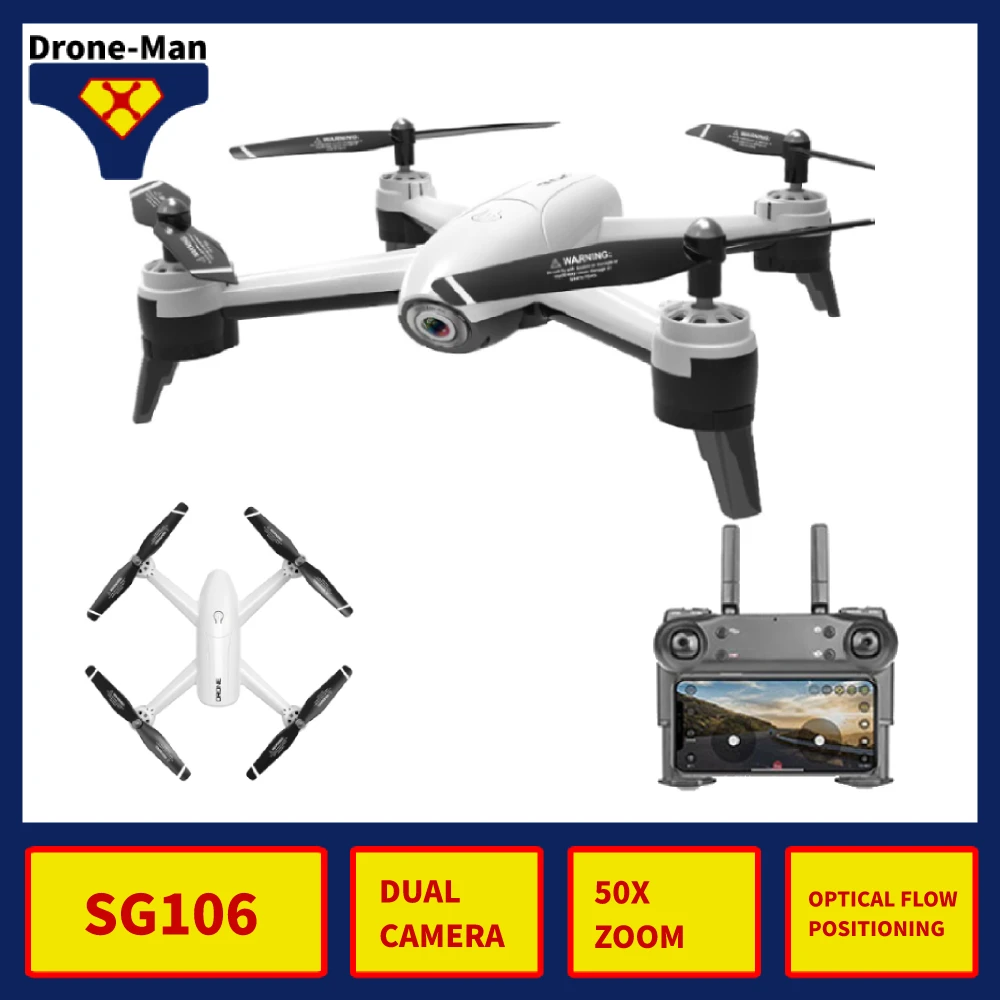 SG106 профессиональная камера Дрон 4K WIFI HD FPV RC самолет Квадрокоптер вертолет селфи