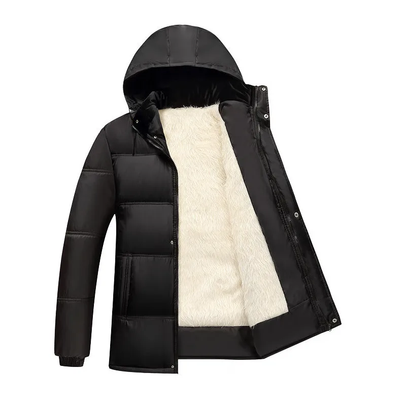 Jackets Men 2021 Winter Casual Outwear Windbreaker Jaqueta Masculino Slim Fit Hooded Fashion Overcoats Homme Plus Size