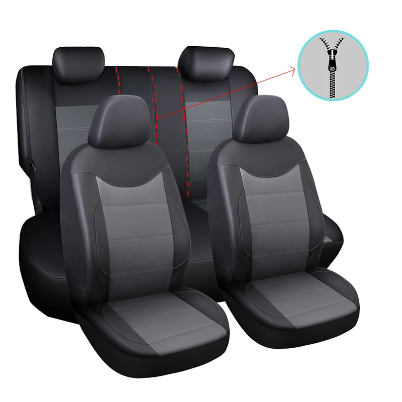 

Car Seat Covers Set Universal Pu Leather Car Covers Auto Accessories for Infiniti Q50 Q70 Q70l Qx30 Qx60 Auto 5-seat Cover
