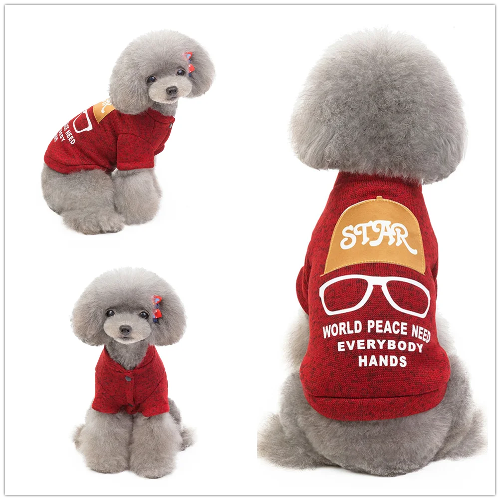 Одежда для домашних животных зимняя одежда кошек щенков собак Модная стильная