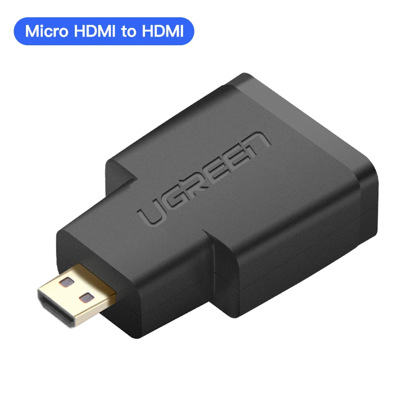 Ugreen 3 в 1 мини hdmi мужчина микро-hdmi мужчина к hdmi женский конвертер адаптер для планшет пк мобильный телефон hdmi адаптер - Цвет: Micro HDMI to HDMI