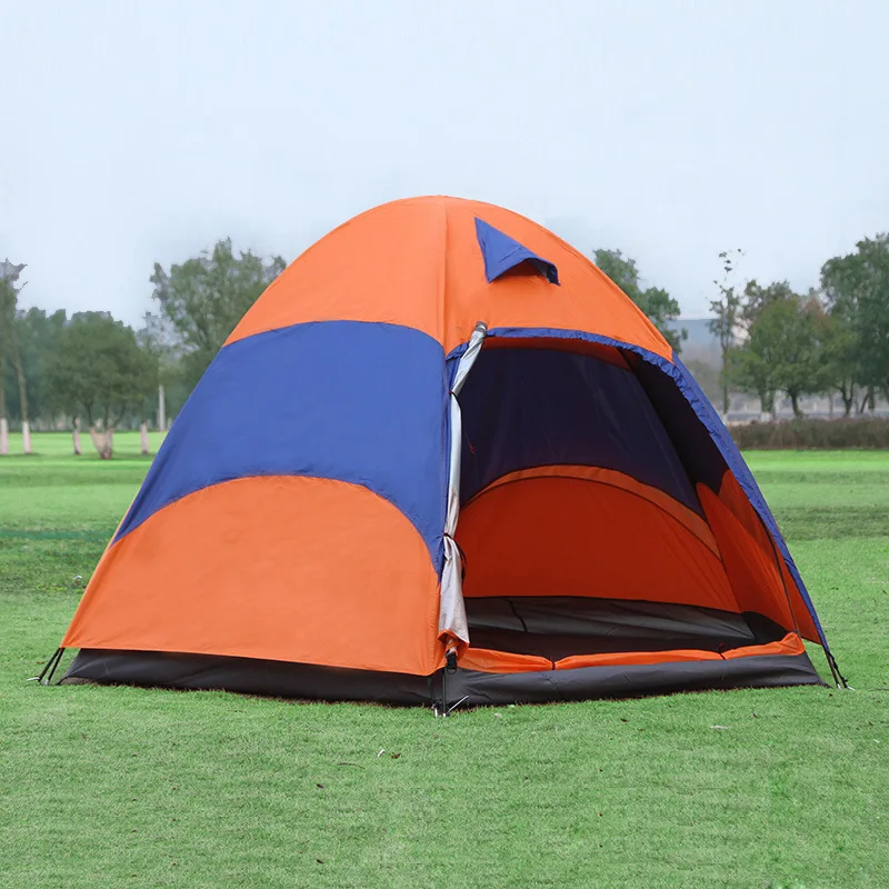 Outdoor Camping Tent Waterproof Tents with Breathable Window with Storage Bag Outdoor Detachable Quickly Built Camping Tent