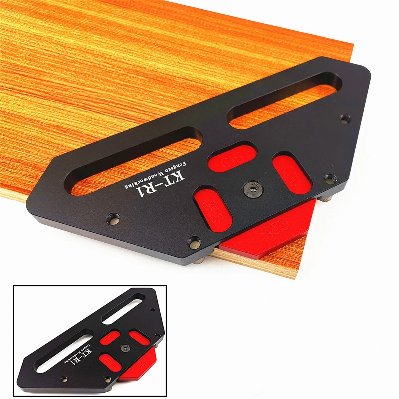 4 в 1 дерево Панель радиус быстрой джиг маршрутизатор Таблица биты угол Шаблоны