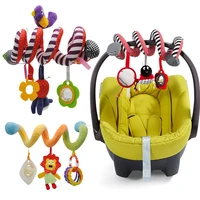 soft infant crib bed stroller toy spiral baby toy for newborns car seat educational rattles baby towel baby toys 0 12 months qwz