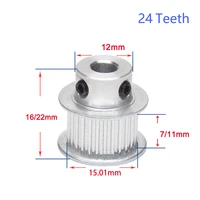 1pcs bf type 24 30 teeth mxl timing belt pulley slot width 7mm11mm bore 5 10mm for 6mm10mm belt cncstep motor