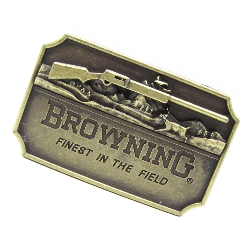 Browning Belt Buckle Finest in the Field Bronzer Rectangle Design Hunting Men Suitable for 4cm Width Fast Ship | Дом и сад