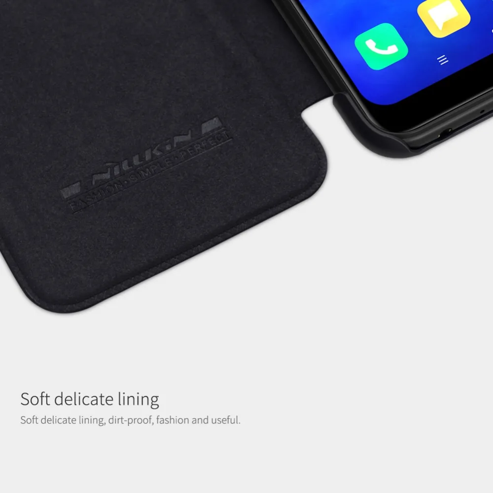 Для Xiaomi Redmi Note 8T 8 7 6 Pro Чехол Nillkin Qin Флип кожаный чехол Роскошный чехол для телефона для Xiaomi Redmi Note 8T 8 7 6 Pro Чехол