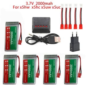 Обновленная батарея 3,7 в 2000 мАч lipo батарея для SYMA X5HW X5hc X5UW X5UC Z3 Rc drone запасные части
