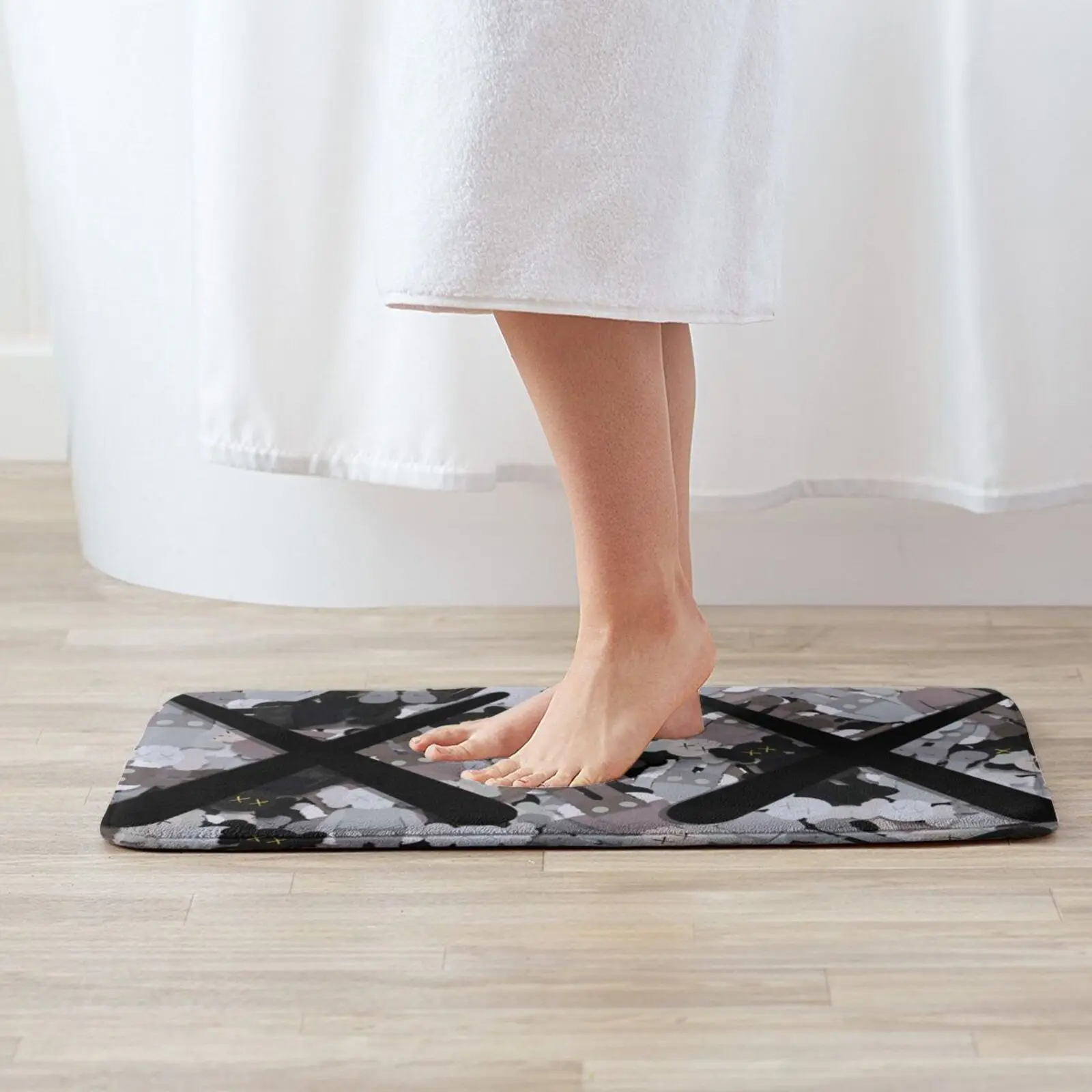 Коврик для входной двери сна друзей коврик ванной крошечные сердечки