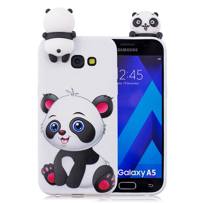 Мягкий Силиконовый ТПУ чехол 3D Etui для Samsung Galaxy J3 J5 J7 2016 A3 A5 A7 2017 милый телефона с