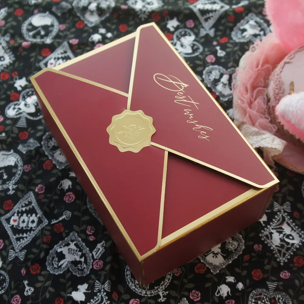 10 шт. золотые конверты для конфет | Дом и сад