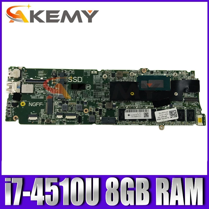 

Оригинальная материнская плата для ноутбука DELL XPS 9333 i7-4510U материнская плата CN-0N8CJG 0N8CJG DAD13CMBAG0 SR1EB с оперативной памятью 8 гб Оперативная памят...