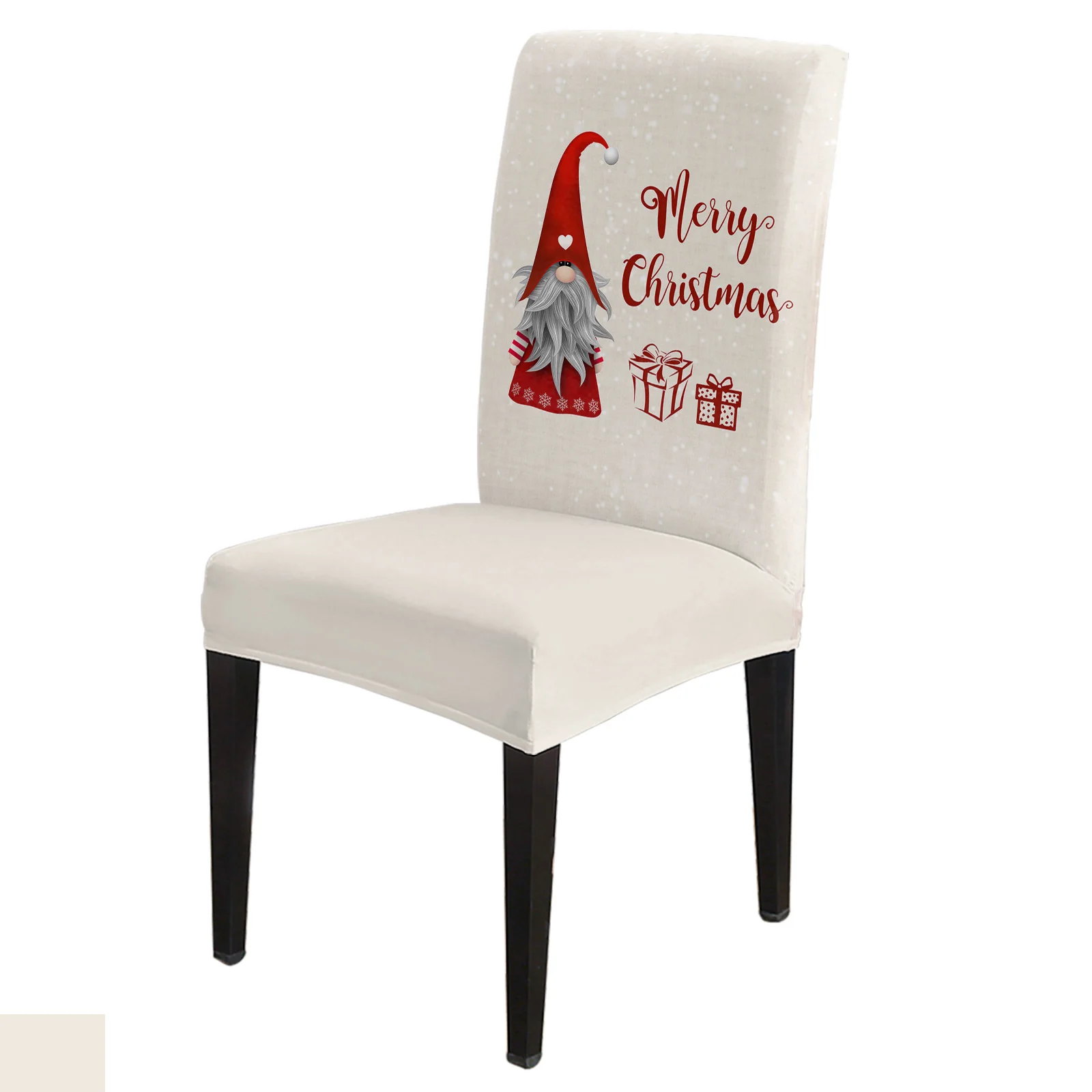 

Gnome Snowflake Gift Farm Winter Merry Christmas Dining Chair Home Decor Chair Covers Living Room Seat Covers for Chairs